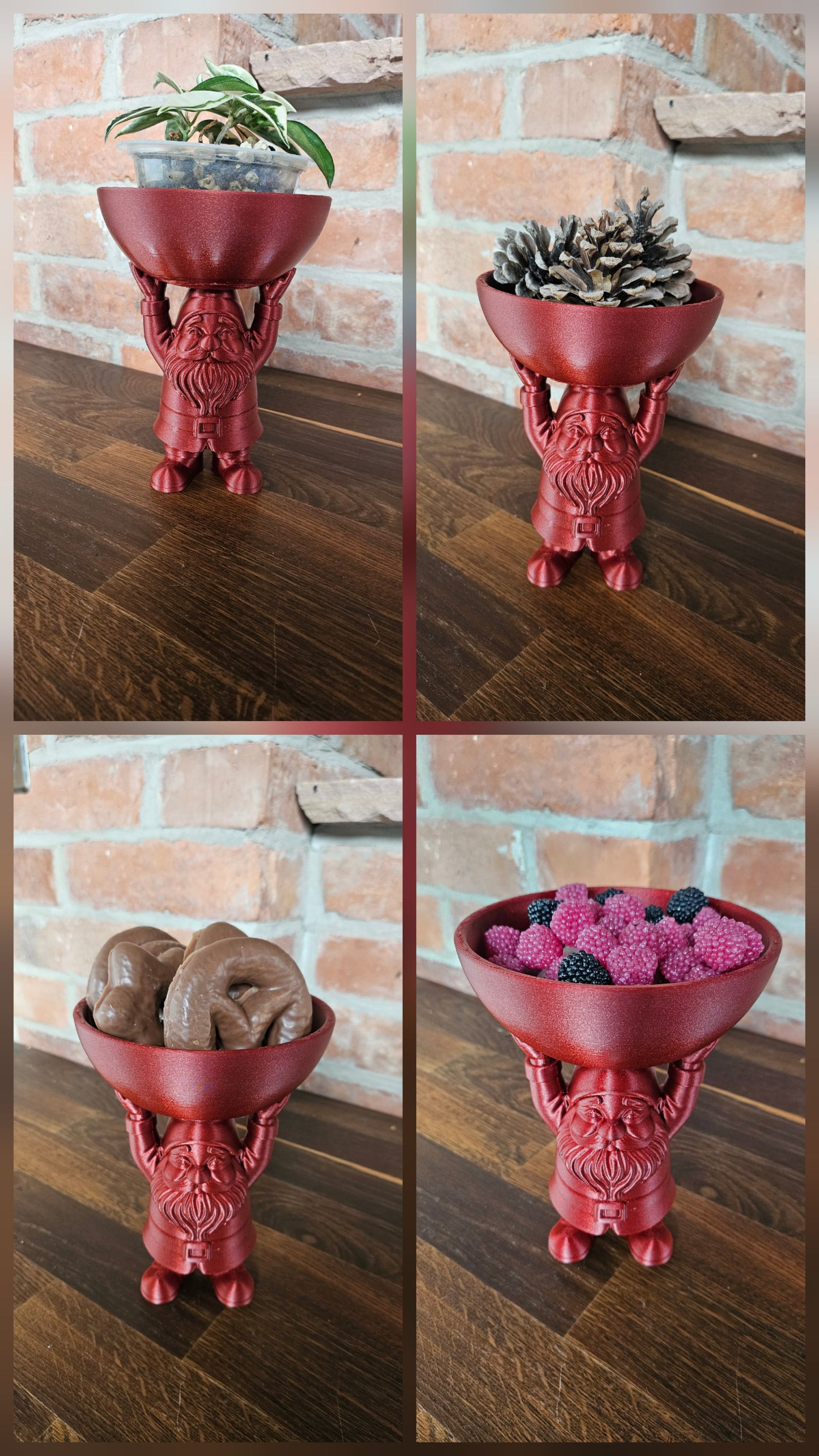 Ceropegia Woodii String of Hearts Weihnachtsset inkl. Weihnachtsfigur