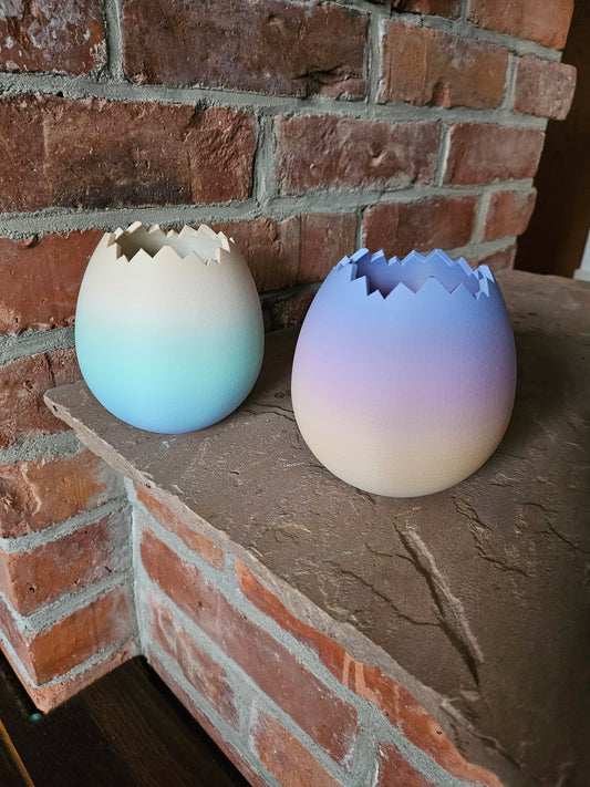 X Eierschalentopf bunt Osterei Osternest 3D Druck Pflanzenzubehör