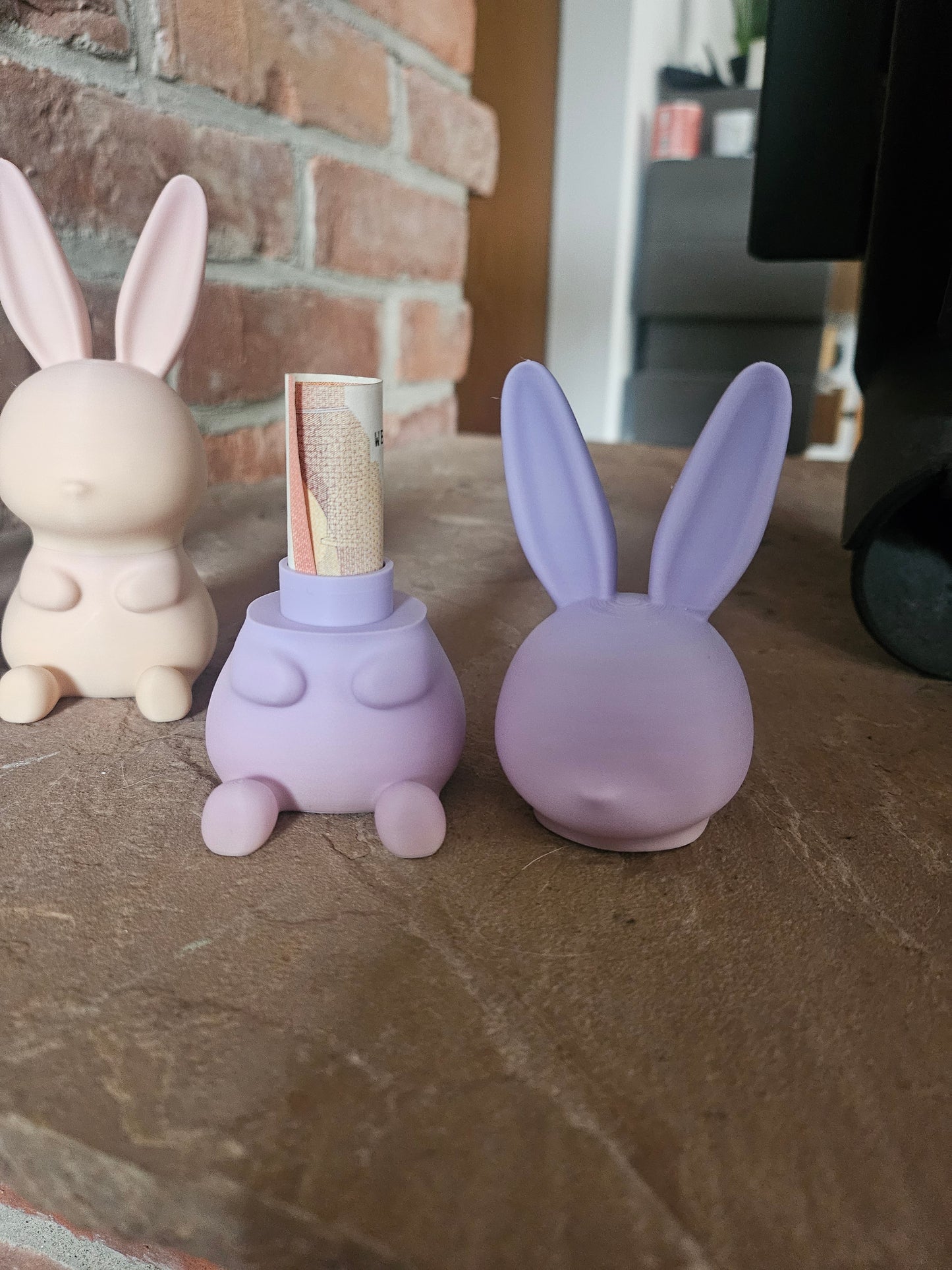 X Osterhase Geldgeschenk Ostern matt 3D Druck Figuren