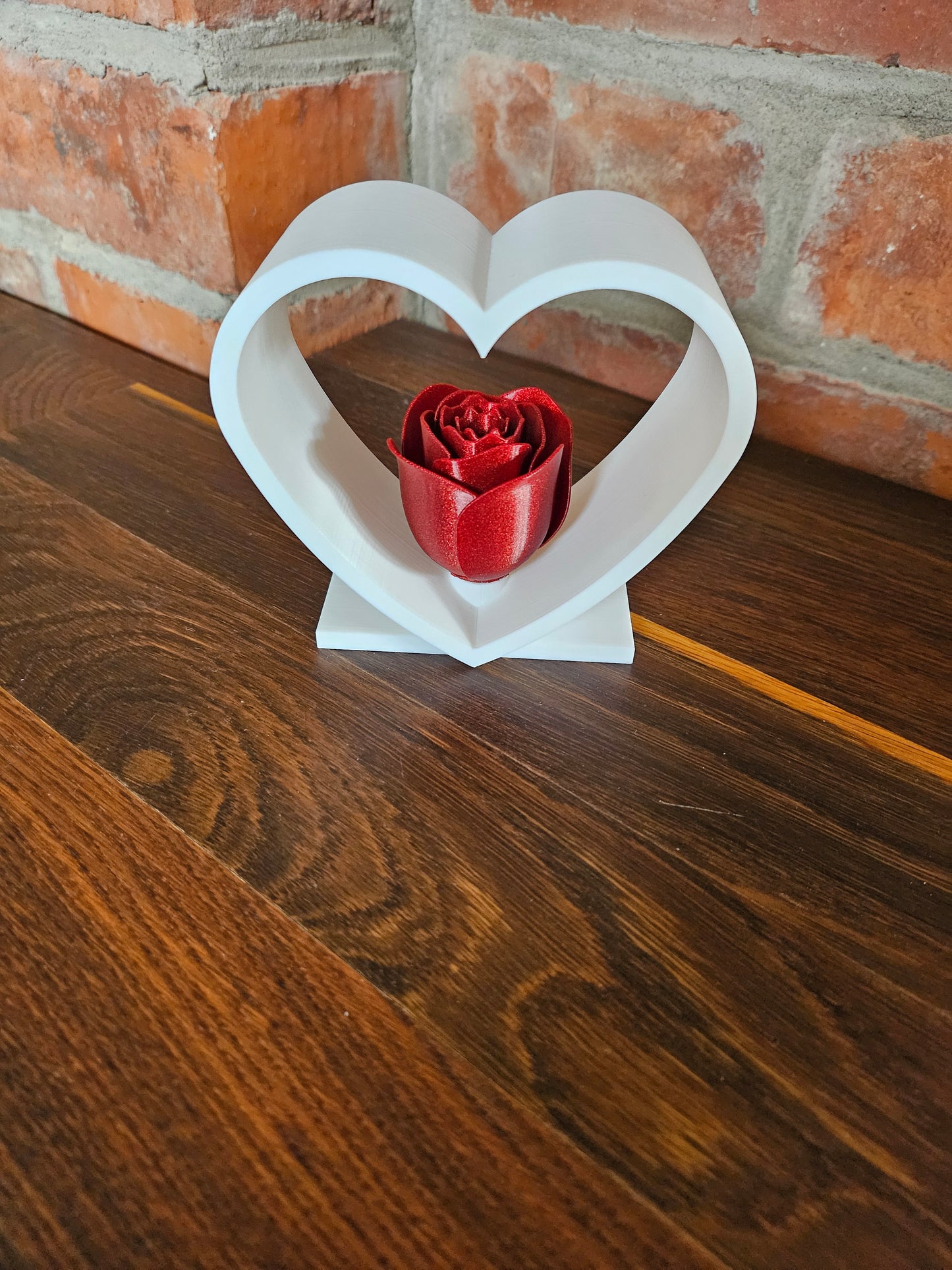 3D Druck Figuren Herz Rosenherz Valentinstag