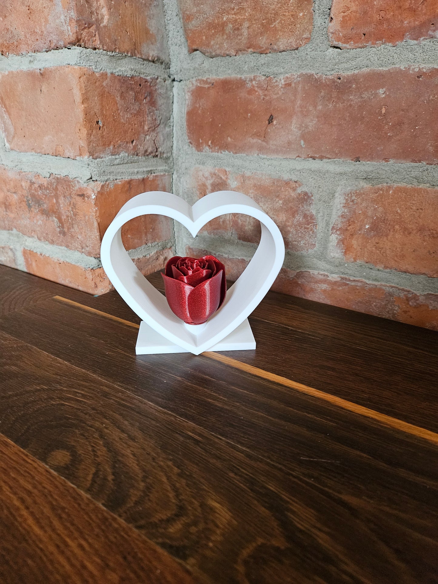 3D Druck Figuren Herz Rosenherz Valentinstag