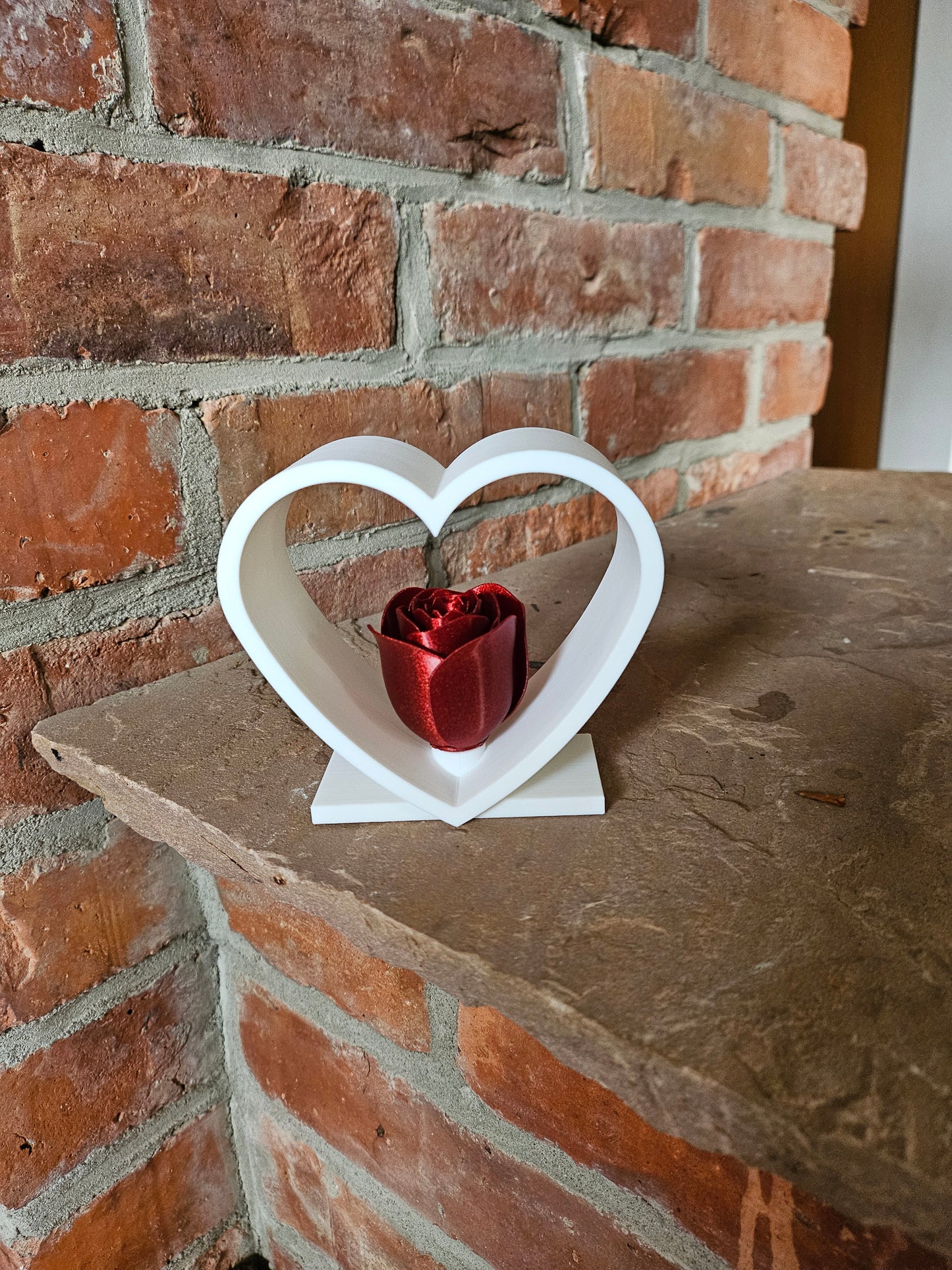 3D Druck Figuren Herz Rosenherz Valentinstag